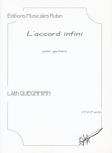 cover L'accord infini pour guitare (avec tablature) Editions Robert Martin
