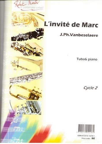 cover L'Invit de Marc Editions Robert Martin