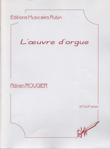 cover L'uvre d'orgue Martin Musique