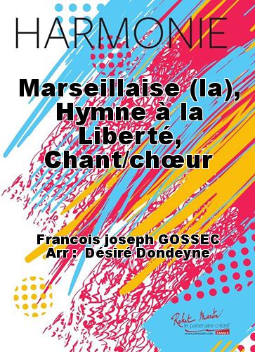 cover Marseillaise (la), Hymne  la Libert, Chant/chur Martin Musique