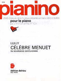 cover Le Bourgeois gentilhomme - Pianino 94 Delrieu