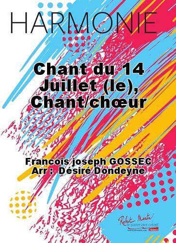 cover Chant du 14 Juillet (le), Chant/chur Martin Musique
