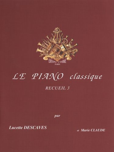 cover Le Piano classique Vol.3 Combre