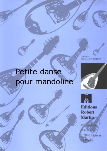 cover Little dance for mandolin Editions Robert Martin