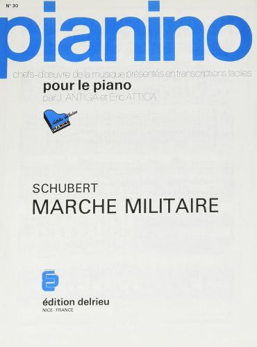 cover Marche militaire - Pianino 30 Delrieu