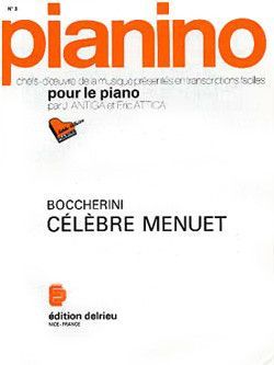 cover Menuet Op.13 n5 - Pianino 3 Delrieu