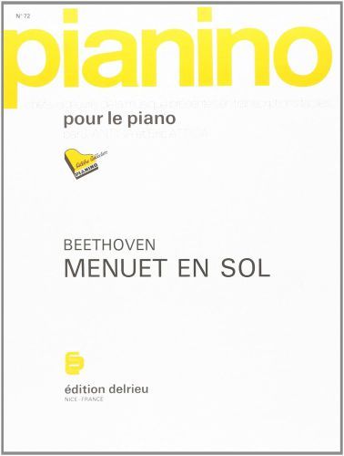 cover Menuet - Pianino 72 Delrieu