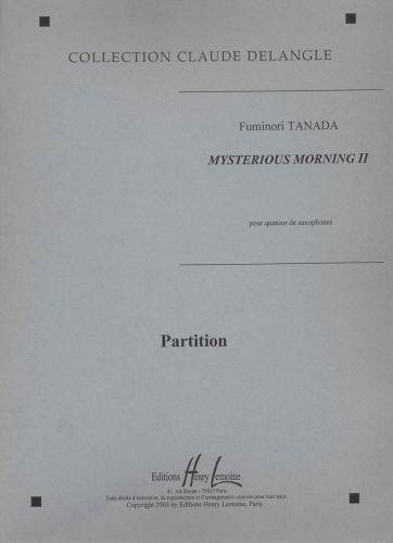 cover Mysterious Morning II Editions Henry Lemoine