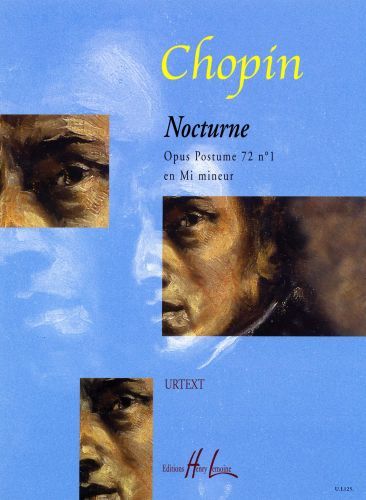 cover Nocturne Op.72 n1 en Mi min. Editions Henry Lemoine