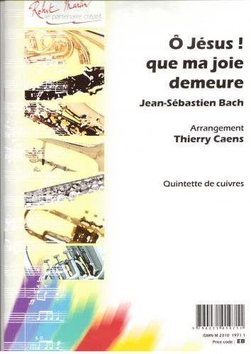 cover O Jesu, joy remains Editions Robert Martin
