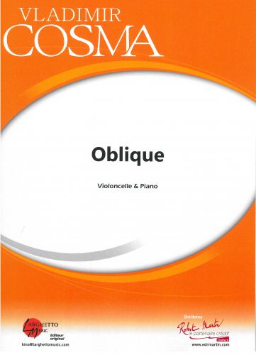 cover OBLIQUE Editions Robert Martin