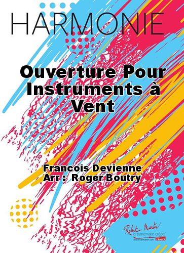 cover Ouverture Pour Instruments  Vent Martin Musique