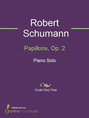 cover Papillons Op.2 Editions Henry Lemoine