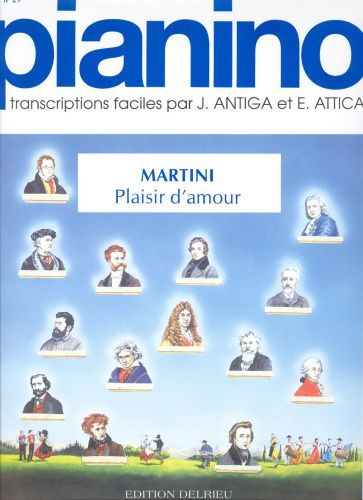 cover Plaisir d'amour - Pianino 29 Delrieu