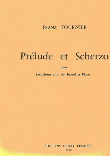 cover Prlude et Scherzo Editions Henry Lemoine