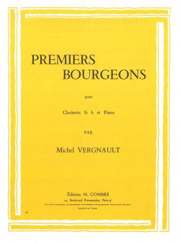 cover Premiers bourgeons Combre