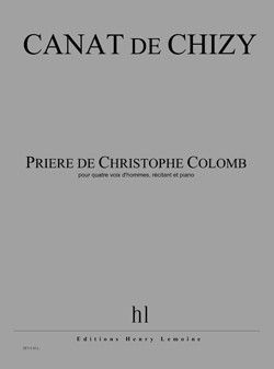 cover Prire de Christophe Colomb Editions Henry Lemoine