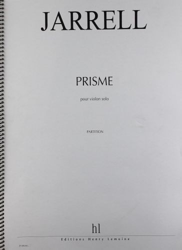 cover Prisme Editions Henry Lemoine