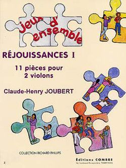 cover Rjouissances I Combre