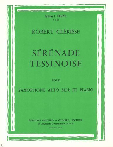 cover Srnade tessinoise Combre