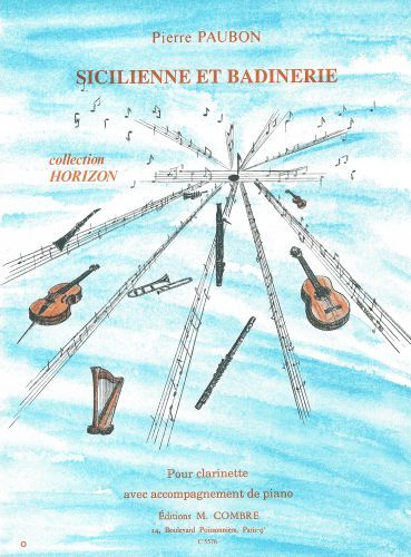 cover Sicilienne et badinerie Combre