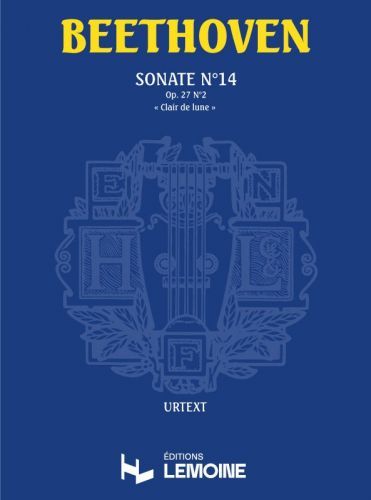 cover Sonate n14 Op.27 n2 Clair de lune Editions Henry Lemoine