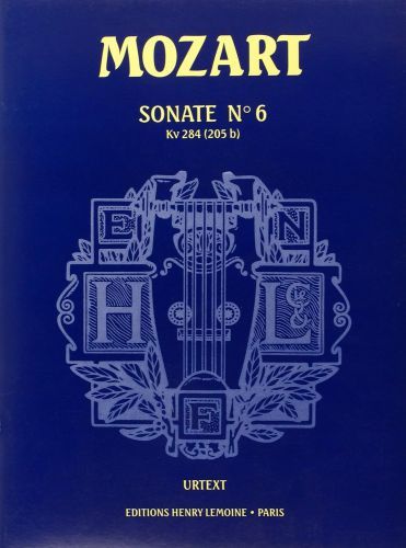 cover Sonate n6 KV284 Editions Henry Lemoine