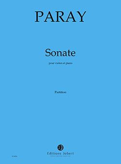 cover Sonate pour violon Jobert