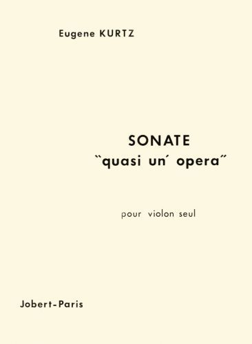 cover Sonate quasi un' opera Jobert