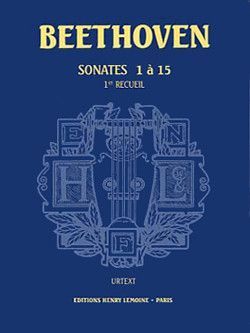 cover Sonates Vol.1 Editions Henry Lemoine