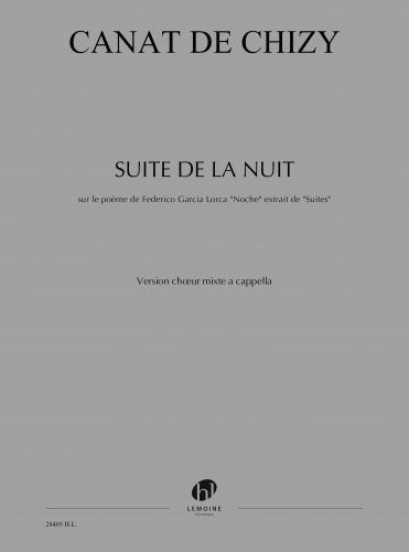 cover Suite de la nuit Editions Henry Lemoine