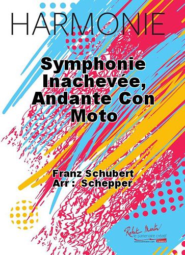 cover Symphonie Inacheve, Andante Con Moto Martin Musique