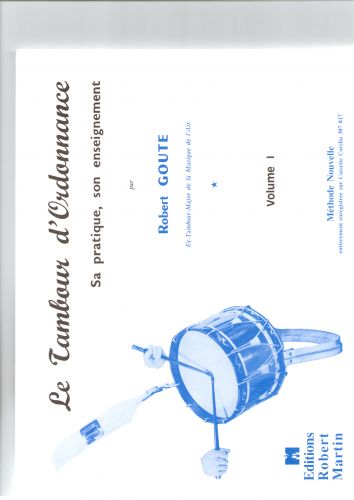 cover Tambour d'Ordonnance, Vol. I Editions Robert Martin