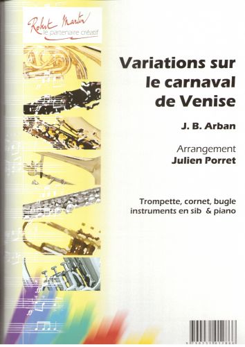 cover Variations on Carnival of Venice, Bb Editions Robert Martin