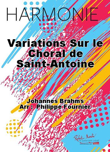 cover Variations on the Chorale St Anthony Martin Musique
