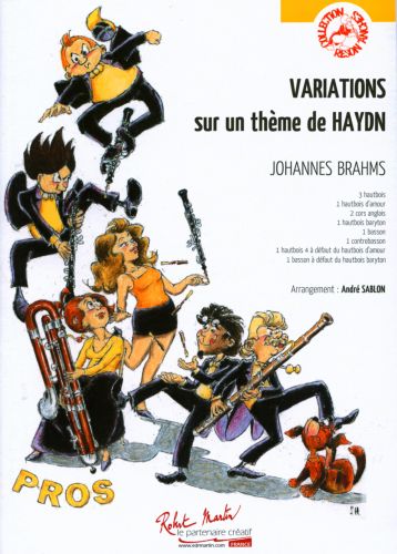 cover VARIATIONS SUR UN THEME DE HAYDN Editions Robert Martin
