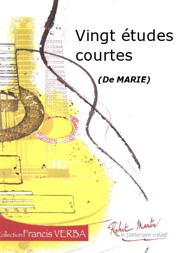 cover Vingt tudes Courtes Editions Robert Martin