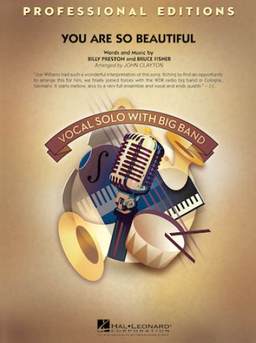 cover You Are So Beautiful (Key: C, Db) Hal Leonard