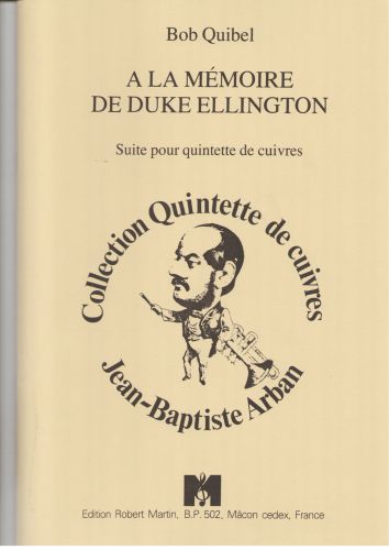 cubierta A la Mmoire de Duke Ellington Editions Robert Martin