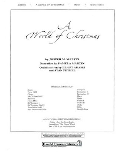 cubierta A World of Christmas Shawnee Press