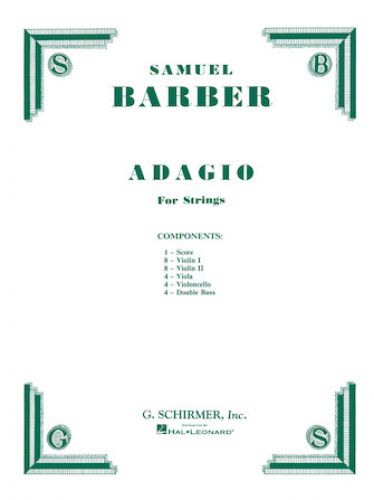 cubierta Adagio For Strings G. Schirmer