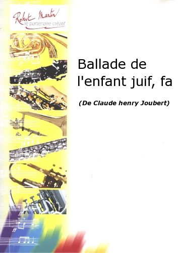 cubierta Ballade de l'Enfant Juif, Fa Editions Robert Martin