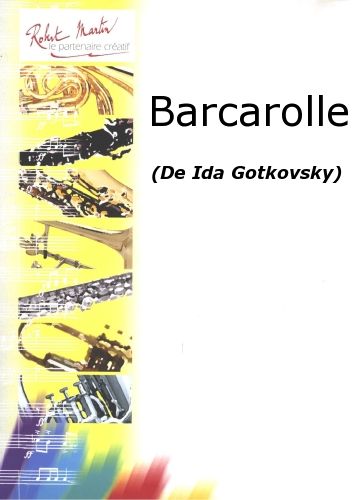 cubierta Barcarolle Editions Robert Martin