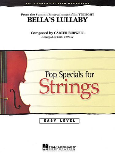 cubierta Bella's Lullaby (from Twilight) Hal Leonard
