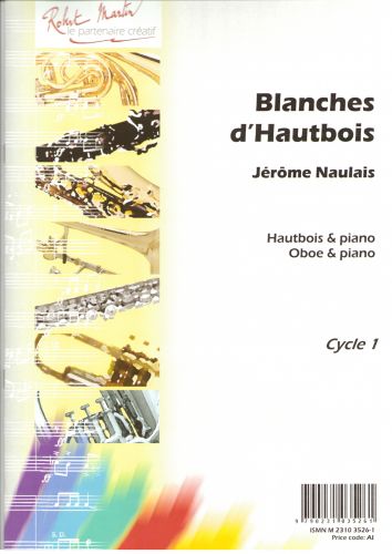 cubierta Blanches d'Hautbois Editions Robert Martin