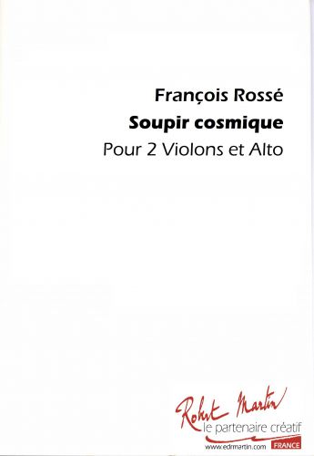 cubierta CASSURE D AME pour VIOLON,2 PERCUSSIONS ET ELECTRONIQUE Editions Robert Martin