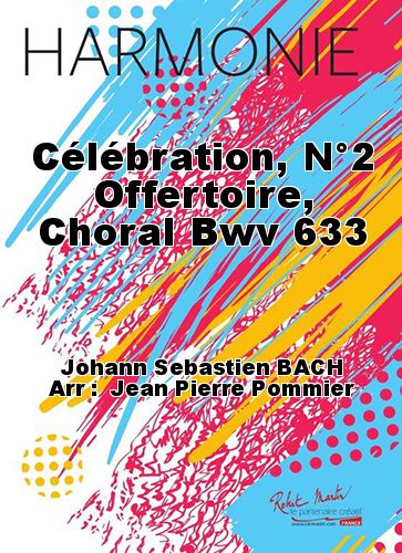 cubierta Celebracin, Ofertorio: # 2, Coral BWV 633 Martin Musique