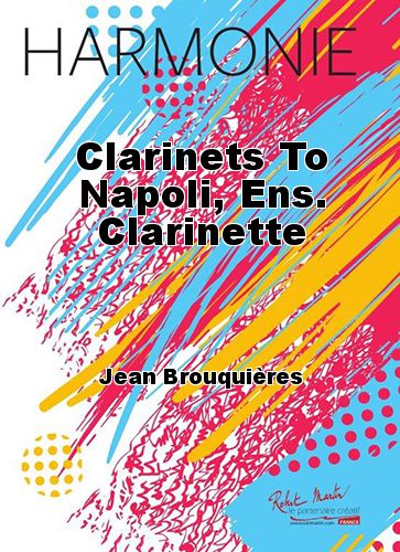 cubierta Clarinetes a Npoles, ens. clarinete Martin Musique