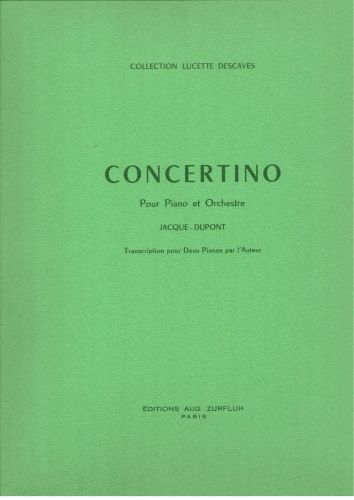 cubierta Concertino Editions Robert Martin
