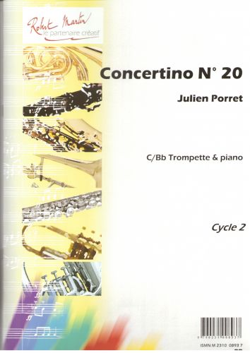 cubierta Concertino N20, Sib ou Ut Editions Robert Martin